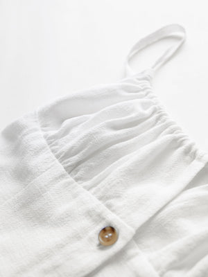 Darling Linen Plain Mini Dress