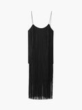 Florence Fringed Open Back Short Dress