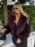 Fuzzy Faux Fur Short Coat