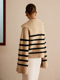 Oversize Striped Pullover Sweater