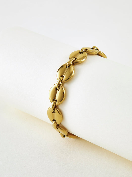 Golden Coffee Bean Bracelet