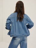 Jeansjacke mit Reverstaschen 