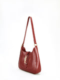 Magnet Closure Zipper Shoulder Bag