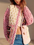 Boheme Floral Printed Winter Coat