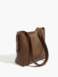 Soft-Buckle Piping Bucket Bag