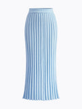 Leisure Pleated Knit Skirt