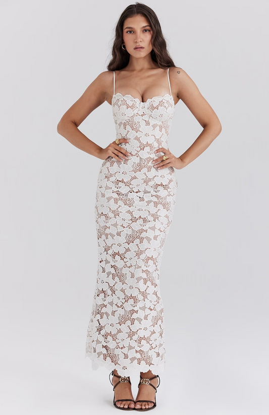 Camille Lace Long Dress