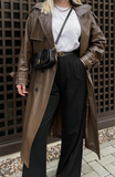 Kim Maxi Trench Coat