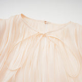 Pleated Ruffled Mini Dress