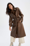 Kim Maxi Trench Coat