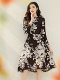 Floral Jacquard Dress